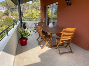 Appartement 2 chambres + mezzanine, proche plage, climatisé, terrasse, parking réservé - FR-1-768-61